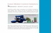 Estun Motion Control Solutions hammer down your · PDF fileEstun Motion Control Solutions h ... promise our clients good return upon cooperation with us. ... In the year of 2008, Estun