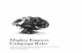 Mighty Empires Campaign Rules 1 1 - Rick's Warmaster Empires Campaign Rules Prepared by Jonathan Scothorn, Jon Darlington, and Tom Morrice for the Centretown Warhammer Club Version