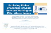 Exploring Ethical Challenges of Legal Services Working · PDF fileExploring Ethical Challenges of Legal ... proactive vs reactive approach ... Challenges of Legal Services Working