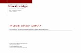 Publisher 2007 - California State University, Northridgecsun.edu/sites/default/files/pub07_flybro.pdf · Publisher 2007 . Creating ... Creating a Professional 3-Fold Brochure ...