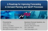 A Roadmap for Improving Forecasting in Demand Planning · PDF fileA Roadmap for Improving Forecasting in Demand Planning and S&OP Processes Presented by James Berry Senior Consultant