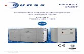 Condenserless unit with scroll compressors and · PDF fileCondenserless unit with scroll compressors ... alarm code and description; ... Condenserless unit with scroll compressors