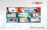 PriceList-Cover to 14page - srentp.com Price list.pdf · Industrial Products Price List Effective 1st July'2017 Conforms to IS 13947-3 / IEC 947-3. Tested at CPRI for AC 23A duty