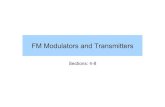 FM Modulators and Transmitters - Sonoma State  · PDF file• FM modulators and transmitters ... • Uses an Automatic Frequency Control ... Direct FM Transmitter Using PLL