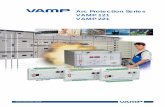 Arc Protection Series VAMP 121 VAMP 221 - el-insta.cz earthed network - Fault clearence in 64 - 57 ms The operation times in critical arc situations are significantly reduced by implementing