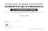 Katherine & Hugh COLLEDGE SIMPLY4 · PDF fileA suite of traditional tunes arranged for elementary string orchestra with piano accompaniment Katherine & Hugh COLLEDGE ... Skip to my