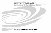 Operations & Installation Guide: CHV- · PDF filesystem can help lower energy bills and increase user ... • Crestron system integration via infiNET EX wireless ... Installation Guide