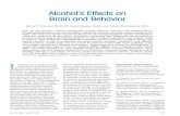 Alcohol’s Effects on Brain and Behavior · PDF fileAlcohol’s Effects on Brain and Behavior Edith V. Sullivan, ... research in general; moreover, ... duced in a chemical reaction