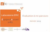 Laboratoire ERIC Évaluation à mi-parcours Équipe d’Accueil ...eric.univ-lyon2.fr/download/eval-eric-01-2013.pdf · Publications : DEXA, DAWAK, FUZZ-IEEE… Bilan/Projet scientifiques