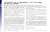 Topology of the postperovskite phase transition and mantle ... · PDF fileTopology of the postperovskite phase transition and mantle dynamics ... 9156–9161 PNAS May 29, ... Case