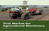 Thai Market for Agricultural Machinery - Thailand Survey Thailand Market for... · Thai Market for Agricultural Machinery December 2015 ... Market Size ... irrigation pumps, sprayers,