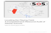 Levelling the Playing Field: A Comprehensive Resource ... · PDF fileLevelling the Playing Field: ... Levelling the Playing Field: A Comprehensive Resource Audit of Alberta Schools,
