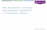 The Australian literacy and numeracy workforce: a · Web view16The Australian literacy and numeracy workforce: a literature review NCVER 15 The Australian literacy and numeracy workforce: