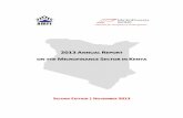 2013 Annual Report Kenya - MicroFinanza · PDF fileAMFI Kenya and MicroFinanza Rating are pleased to present the 2013 Annual Report on the Microfinance Sector in ... as well as a directory