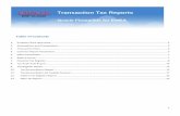 Transaction Tax Reports - cloud. · PDF fileFinancial Tax Register Report - reports tax information created in Oracle Receivables, Oracle Payables and ... have already been set ...