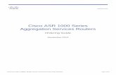 Cisco ASR 1000 Series Aggregation Services Routers ... · PDF fileAggregation Services Routers Ordering Guide ... configuring the Cisco® ASR 1000 Series Aggregation Services Routers