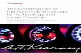 The Contribution of the Automobile Industry to …Contribution...The Contribution of the Automobile Industry to Technology and ... The Contribution of the Automobile Industry to ...