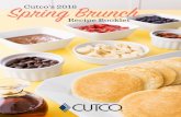 Spring Brunch Cutco’s 2016 Recipe Booklet Brunch. Brunch offers the ... Place sugar, water, orange zest and juice, and vanilla in a small saucepan over medium heat. ... 1/4 cup cold