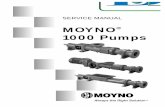 MOYNO 1000 Pumps - · PDF fileSingle Mechanical Seal... 9 ... Standard rotation of Moyno 1000 pumps is clockwise, when viewed from the driven end of the pump. Close-coupled models