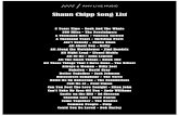 Song List Template - AMV Live Music · PDF fileShaun Chipp Song List 5 Years Time - Noah And The Whale ... I Just Called To Say I Love You - Stevie Wonder I Just Can’t Get You Out