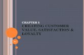 CHAPTER 5 CREATING CUSTOMER VALUE, …universe.bits-pilani.ac.in/uploads/CHAPTER 4 - Customer Value and... · The value proposition consists of the whole cluster of benefits the company