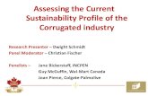 Assessing the Current Sustainability Profile of the ... Mtg Presentations/SWOT...Assessing the Current Sustainability Profile of the Corrugated industry Research Presenter –Dwight