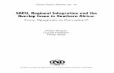 SACU, Regional Integration and the Overlap Issue in ... · PDF fileSACU, Regional Integration and the Overlap Issue in Southern Africa: From Spaghetti to Cannelloni? SOUTH AFRICAN