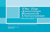 The Top American Research Universities work on the annual Top American Research Universities report since ... Medical and Specialized Research Universities Ranking in the ... this