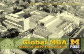Global MBA - Michigan Ross Research Project 28 ... Ranking, 2009-2013 ... Global MBA Research (2 or 4 M) (optional) May extend time in US