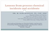Lessons from process chemical incidents and · PDF fileLessons from process chemical incidents and accidents ... Kader Toy Factory Fire, ... Lessons from process chemical incidents