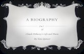 Claude Debussy Biography, by Tara Spencertaraspencer.yolasite.com/resources/Tara Spencert Power point... · Arabesque A BIOGRAPHY Of Claude Debussy’s life Nocturne Closing Remarks