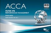 Fundamentals Paper F5 - · PDF filePage iii Preface Contents Welcome to BPP Learning Media’s ACCA Passcards for Paper F5 Performance Management. They focus on your examand save you