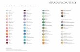 Beads, BeCharmed Pav and Pendants - · PDF fileBeads, BeCharmed Pav and Pendants Classic Colors Exclusive Colors 2015 D. Swarovski Distribution GmbH WAROVSKI.COM/PROESSIONAL The displayed