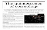 Expanding universe The quintessence of cosmology · PDF file · 2014-07-03cosmological constant or having to postulate a new form of matter. ... decelerating model of the universe.