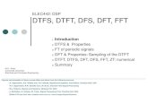 DTFS, DTFT, DFS, DFT, FFT - users.encs.concordia.causers.encs.concordia.ca/.../teach/elec442/notes/Ch8_DTFT_DFT_FS.pdf · o Introduction o DTFS & Properties o FT of periodic signals