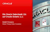 Die Oracle Datenbank 12c auf Oracle Solaris 11.1 Detlef ... · PDF fileTitle: Oracle Database 12c Runs Best on SPARC Servers and Oracle Solaris Author: ddrewanz Created Date: 9/17/2013