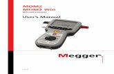 MOM2 MOM2 Win - isurplus.com.au MOM2 Win User Manual.pdf · MOM2 MOM2 Win Microhmmeter Megger Sweden AB ... Export data to file ... Ammeter calibration ...