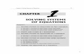 srhsmunro.files.wordpress.com - 21. Solve the following systems Of equations using any method. Sharpe Mathematics 2006 Mathematics 2204/2205 PRACTICE Chapter 1: Solving Systems of