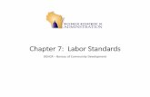 Chapter 7: Labor Standards - doa.wi.gov ImpHB Training (Part_08 Labor... · damages of $25 per employee per day of violation, and, in cases of intentional ... Additional Labor Classifications