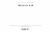NEC Versa LX Notebook Computer VERSA LXsupport.necam.com/download/200064.pdf · NEC Computer Systems Division ... 2-32 Chapter 3 Disassembly and Reassembly Required Tools and Equipment