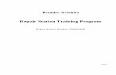 Repair Station Training Program - Welcome to our Home … Avionics TM... · Premier Avionics controls this document in accordance with the procedures for document and revision control