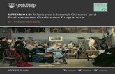 WHN2016: Women’s Material Cultures and Environments ... · PDF fileWHN2016: Women’s Material Cultures and Environments Conference Programme 16 - 17 September 2016 #WHN2016Leeds