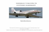 DASSAULT FALCON 7X SYSTEMS SUMMARY - … FALCON 7X SYSTEMS SUMMARY The material contained on this site is to be used for training purposes only. Do not use it for flight! Please note