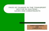 PACE OF CHANGE IN THE TRANSPORT SECTOR IN … - Dr I Vadi - Issues underline...PACE OF CHANGE IN THE TRANSPORT SECTOR IN GAUTENG - GAINS AND CONSTRAINTS ... BUS RAPID TRANSIT SYSTEMS: