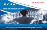 EC-Council Certified Security Analyst V10 · PDF fileECS V10. 02 EC-Council Certified ... 18. SAP Penetration Testing 19. ... the hands-on portion of every EC-Council program that