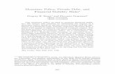 Monetary Policy, Private Debt and Financial Stability · PDF fileMonetary Policy, Private Debt, and Financial Stability Risks ... the initial value of the debt-to-GDP ratio, ... Vol.