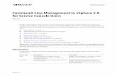 Command-Line Management in vSphere 5.0 for Service …pubs.vmware.com/vsphere-50/topic/com.vmware.ICbase/PDF/vspher… · Command-Line Management in vSphere 5.0 ... Enable local access