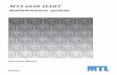 MTL4840 HART maintenance system - MTL Instruments · PDF filemaintenance system, ... The other important element is the terminal circuit board that simplifies ... to MTL or your local
