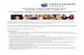 UNIVISION CANADA ANNOUNCES NEW SPANISH LANGUAGE …tln-tv-ee89f34a.s3.amazonaws.com/PDF/A2014UnivisionFallFinal.pdf · UNIVISION CANADA ANNOUNCES NEW SPANISH LANGUAGE TV LINE-UP Leader
