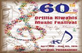 Orillia Kiwanis Music Festival  · PDF fileOrillia Kiwanis Music Festival 2017 05 Orillia Kiwanis Music Festival 2017 Acknowledgements The Orillia Kiwanis Music Festival